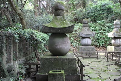 松屋寺の日出藩木下家墓所