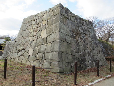 藤門跡の石垣