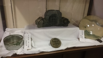 恵明寺鬼瓦(松代荘展示品)