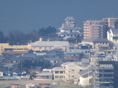 横山城から長浜城