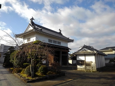 掛川城大手門　その近く大手門番所