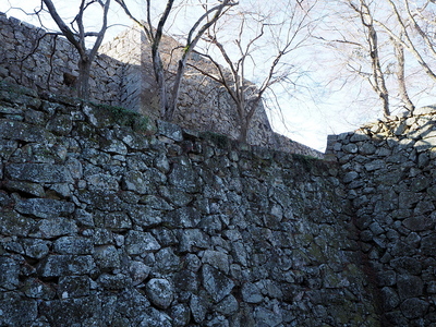 津山城　腰巻櫓の石垣
