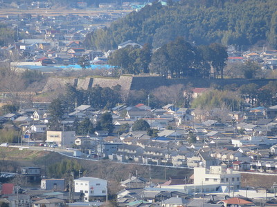 下の茶屋丸から篠山城
