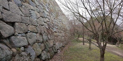二の丸 北側の石垣