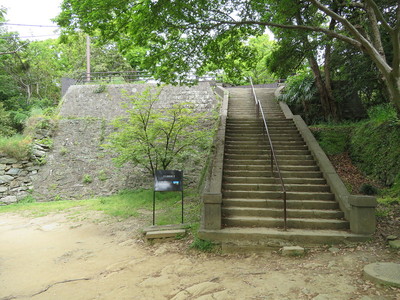 本丸への階段