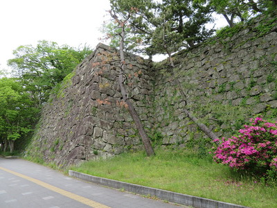 西側の高石垣