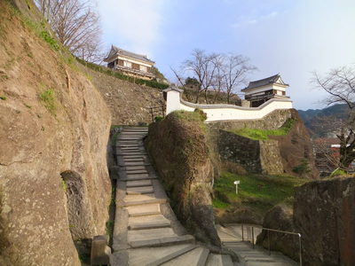 二の丸への登城道