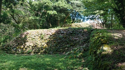 七尾城 二の丸石垣