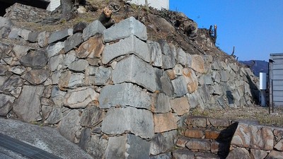 復元された石垣