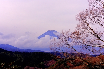 富士見櫓からみた富士