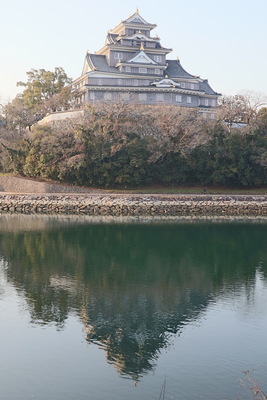 水辺の回廊からの天守閣