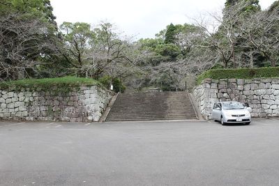 岩坂門跡と石垣