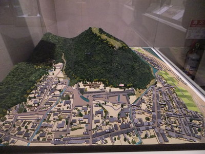 龍野城復元模型