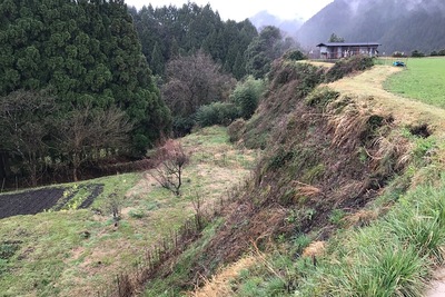 本丸周りの切岸