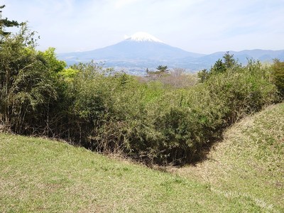 富士山と空堀