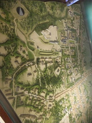 浜松城復元模型
