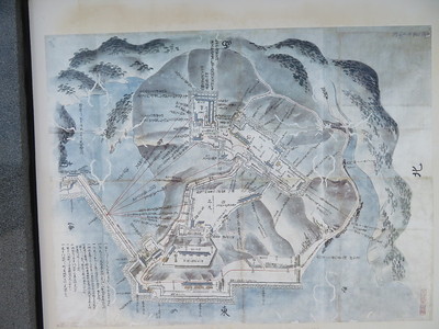 肥前甘艸富岡城図