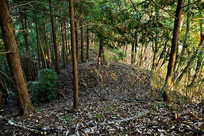 城域最先端の二重堀切