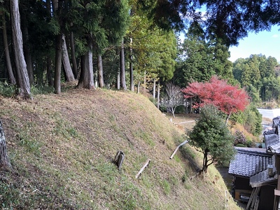 主郭より二郭方面