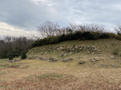 西の丸北側の石垣