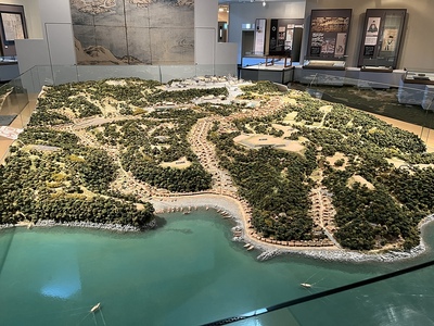 名護屋城博物館に展示してある名護屋城復元模型