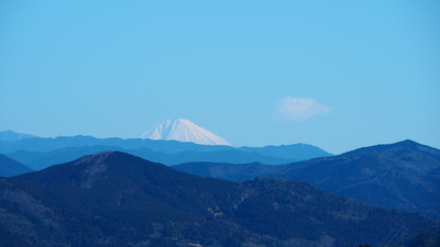 富士山（本丸跡より）