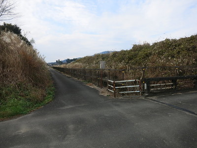 城址風景（南東から）