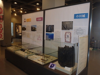 焼津市歴史民俗資料館の小川城コーナー
