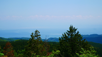 展望台からの富山湾