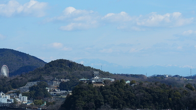 犬山城（駐車場展望台より）