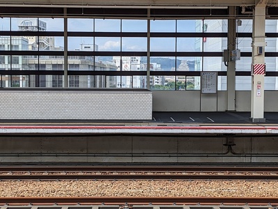JR姫路駅　新幹線ホーム（下り）より