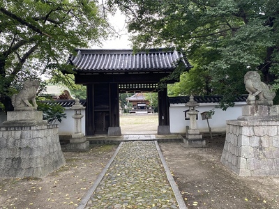 膳所神社に移築された本丸大手門