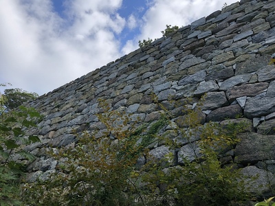 北側の高石垣