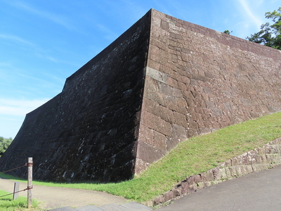 本丸北壁石垣