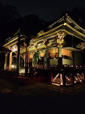 久能山東照宮の夜間拝観