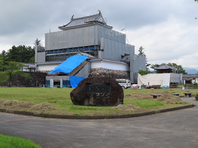 三階櫓（修復工事中）