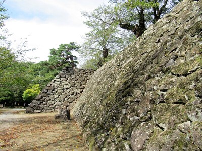 本丸石垣（南西から）