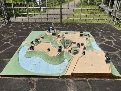 掛川城主要部模型