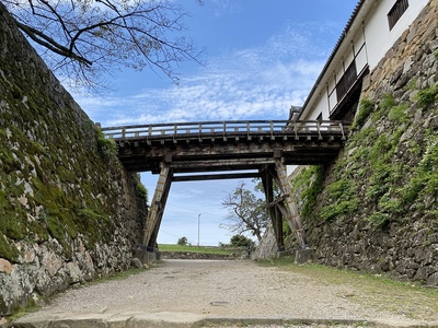 天秤櫓と廊下橋