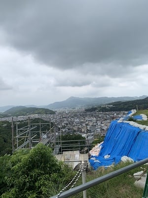 洲本市街(東の丸付近より)