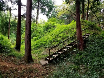 空堀(虎口付近)