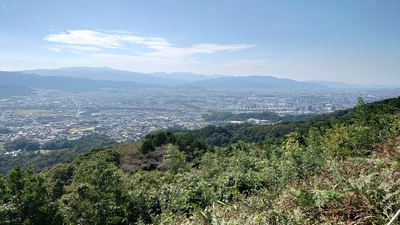 本丸跡からの眺望