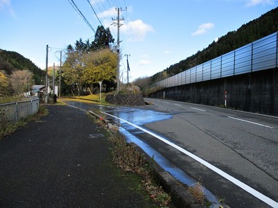 柳ヶ瀬集落入り口