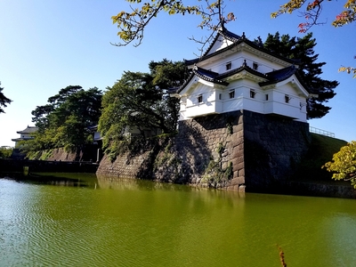 右から辰巳櫓・表門・旧二の丸隅櫓