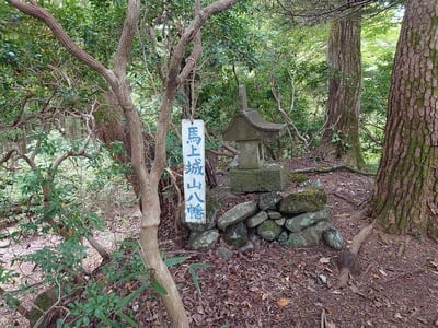 馬上城山八幡の祠