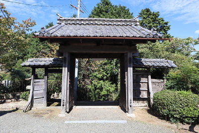 桂林寺の移築城門(内側)