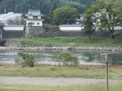 肱川と苧綿(おわた)櫓