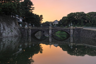 江戸城　石橋と伏見櫓