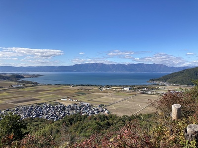 八幡山城・出丸からの眺望