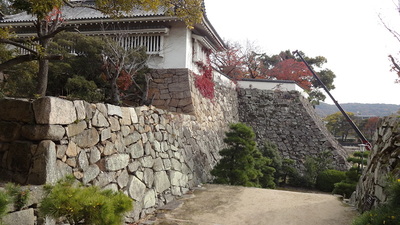 不明門の横付近の景色